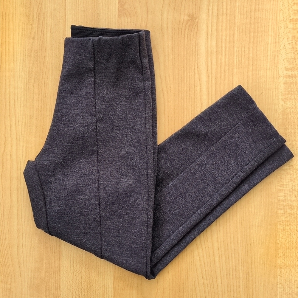 Zara Kids gray front seam pants with stretch